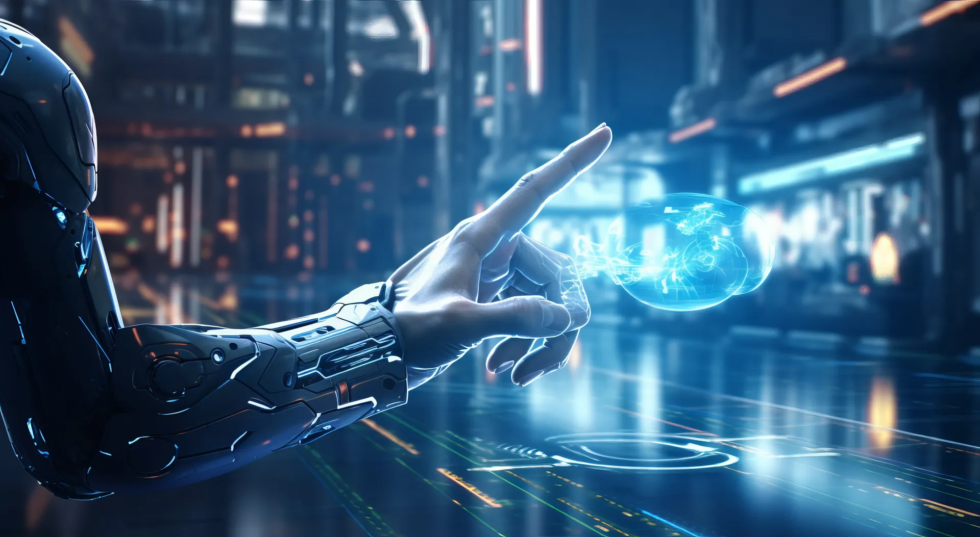 Representação das quatro grandes ondas tecnológicas lideradas pelos EUA — inteligência artificial, computação quântica, biotecnologia e nanotecnologia — como oportunidades de investimento